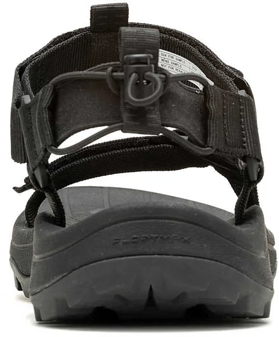 Heavy Duty Hard Surface Merrell Speed Fusion Web Sport Mens Walking Sandals - Black