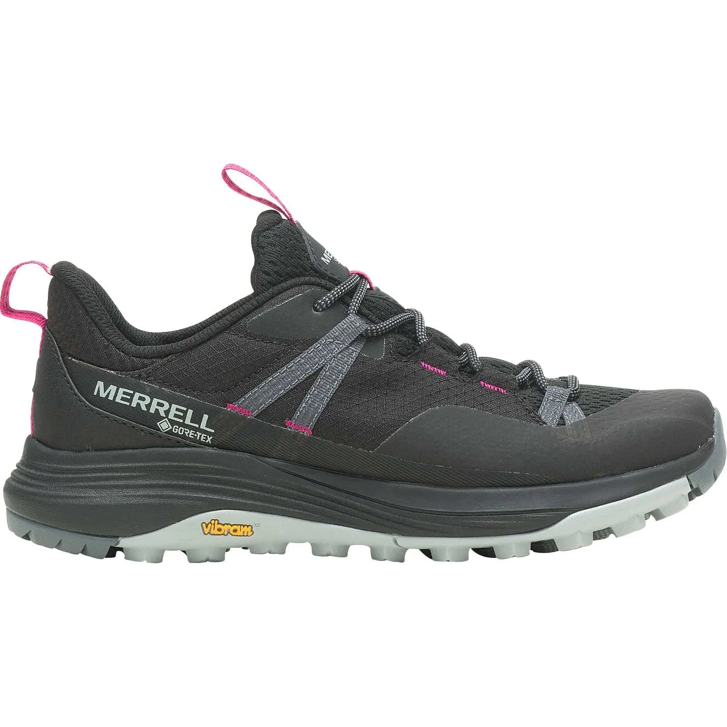 All weather Stable Hike Fit Merrell Siren 4 GORE-TEX Womens Walking Shoes - Black