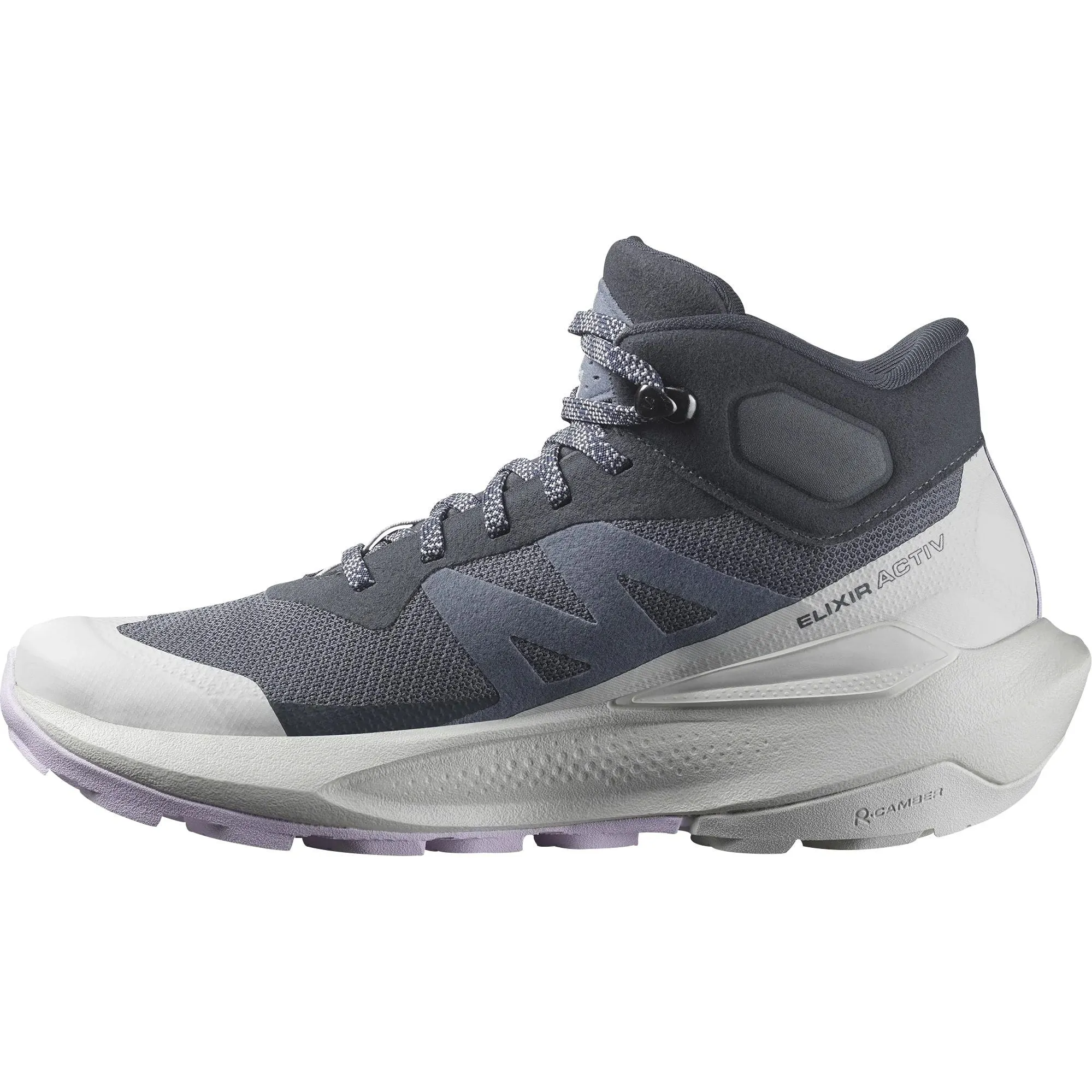 Durable Trekking Salomon Elixir Activ Mid GORE-TEX Womens Walking Shoes - Blue