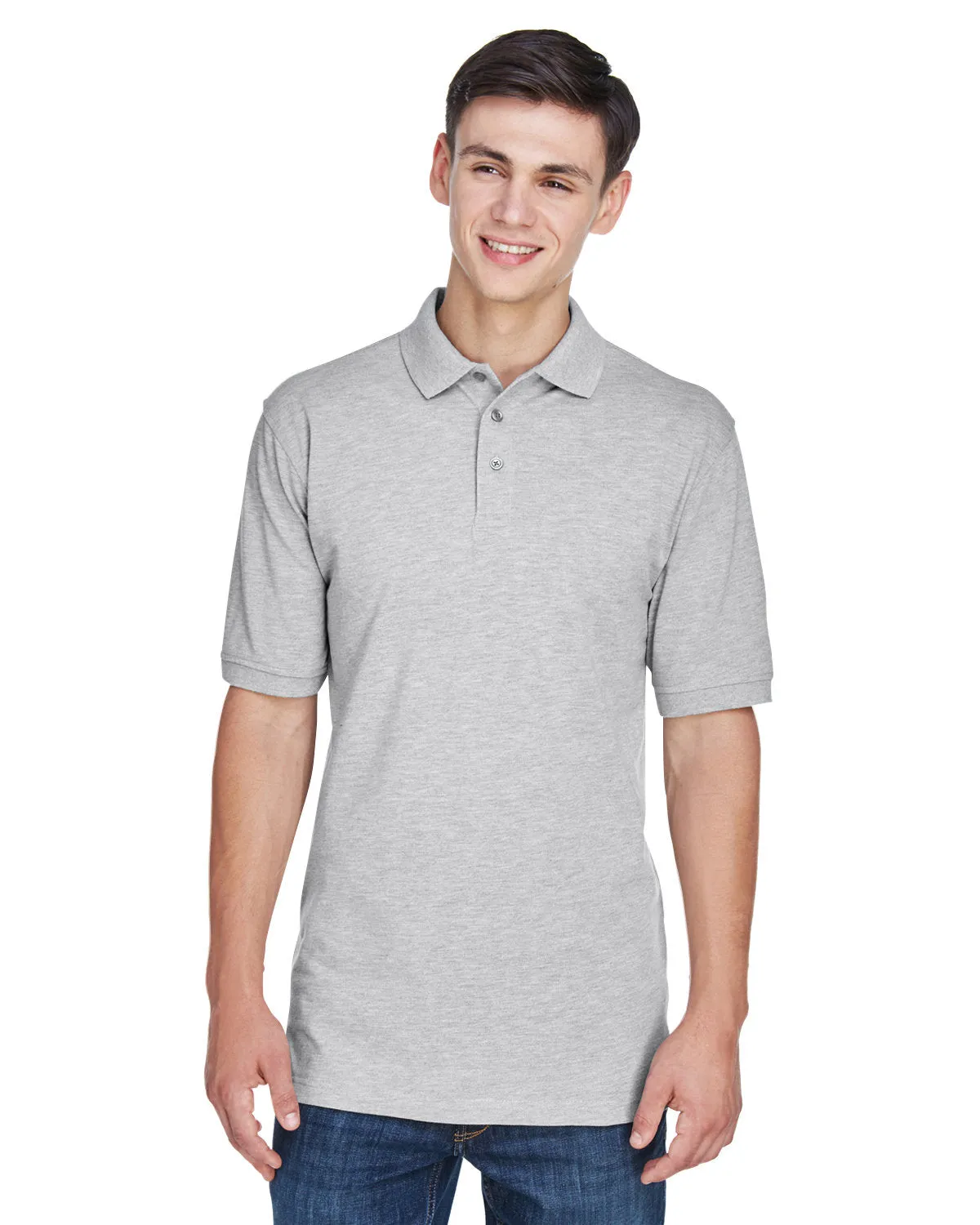 Chill Layering Comfort Fit Harriton M265T Men's Tall 5.6 oz. Easy Blend Polo