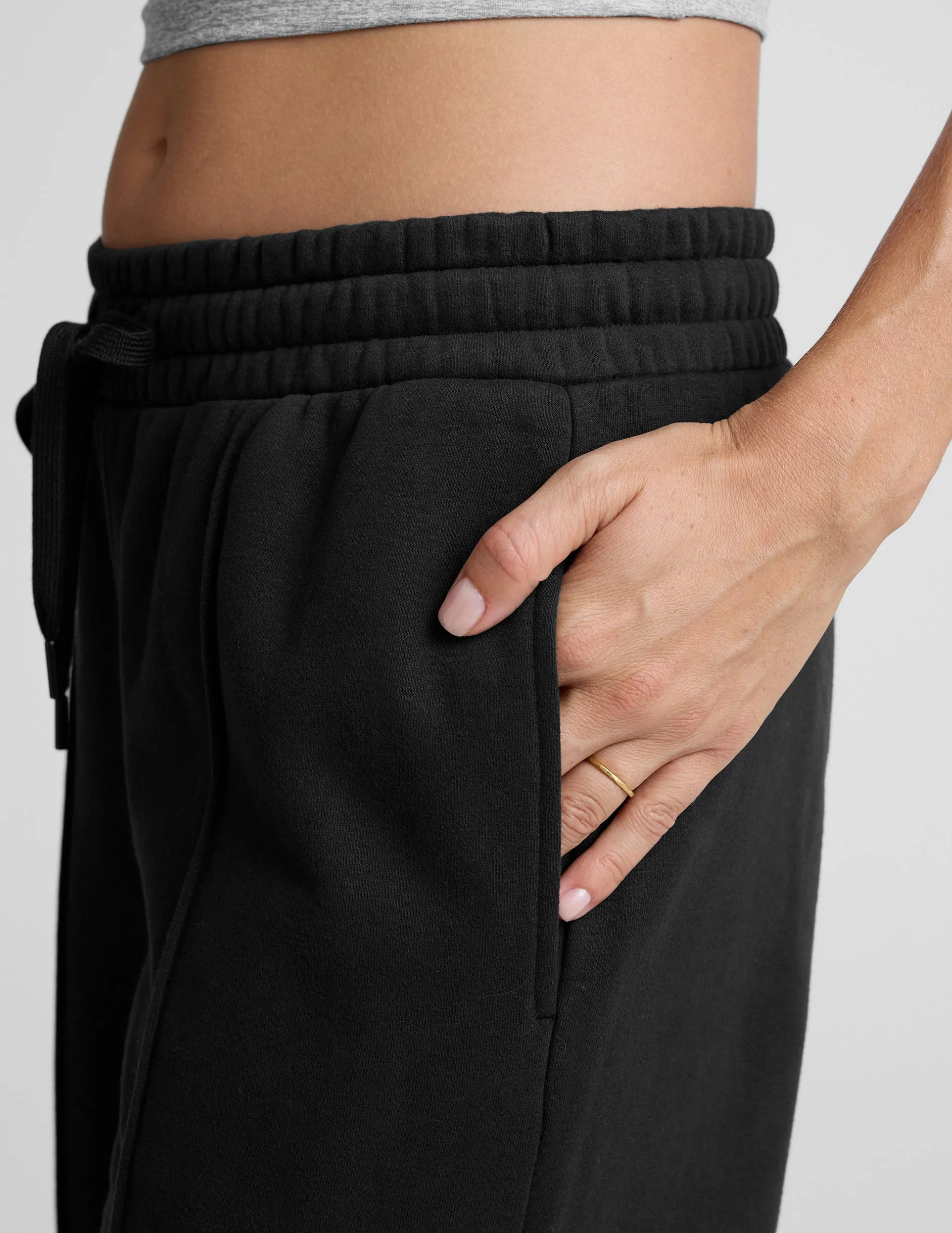 Tailored Fit Workwear LuxeFleece Pintuck Wide Leg Pant