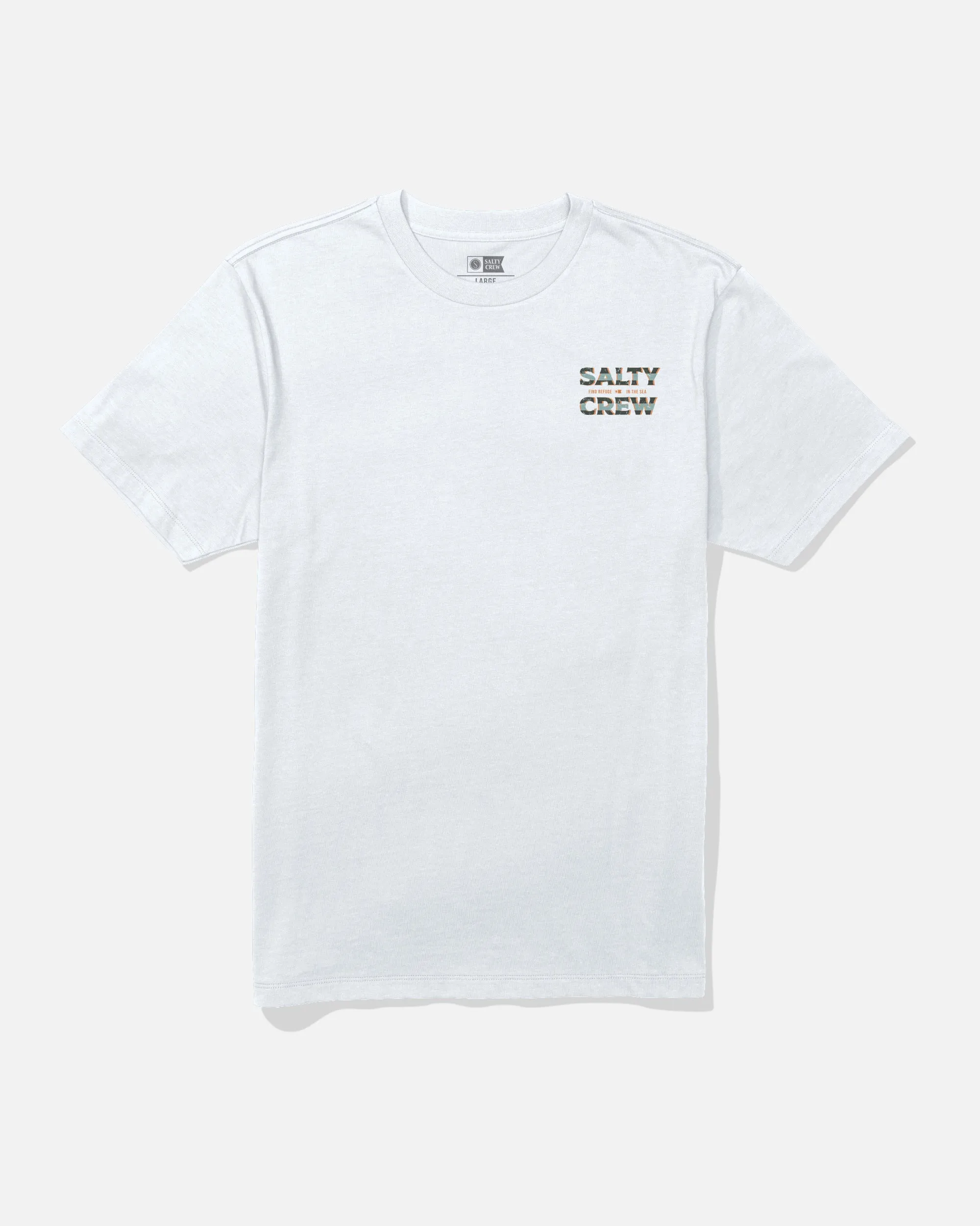 Relax Trend Offset Tee - White