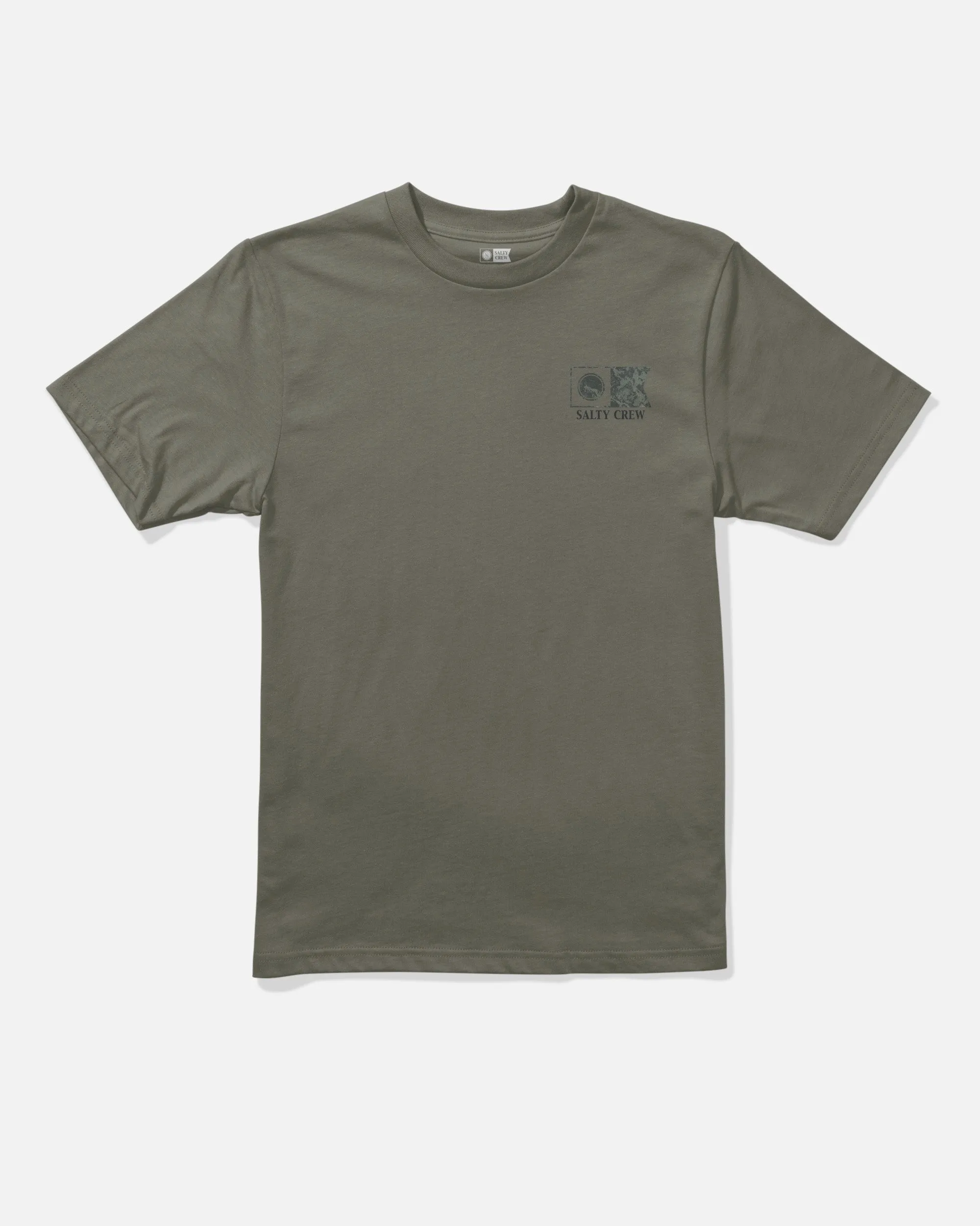 Flagship Fill Tee - Dusty Olive Modern Design AntiPilling