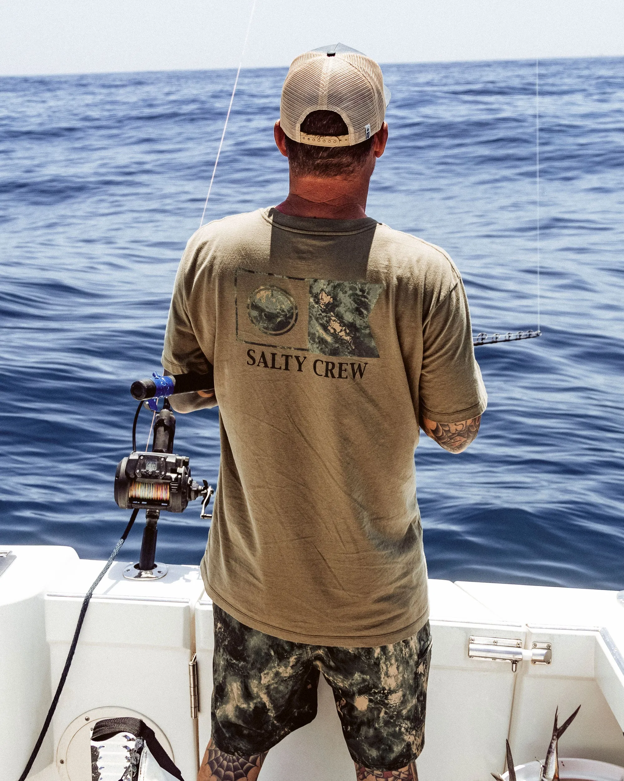 Flagship Fill Tee - Dusty Olive Quality Fabric