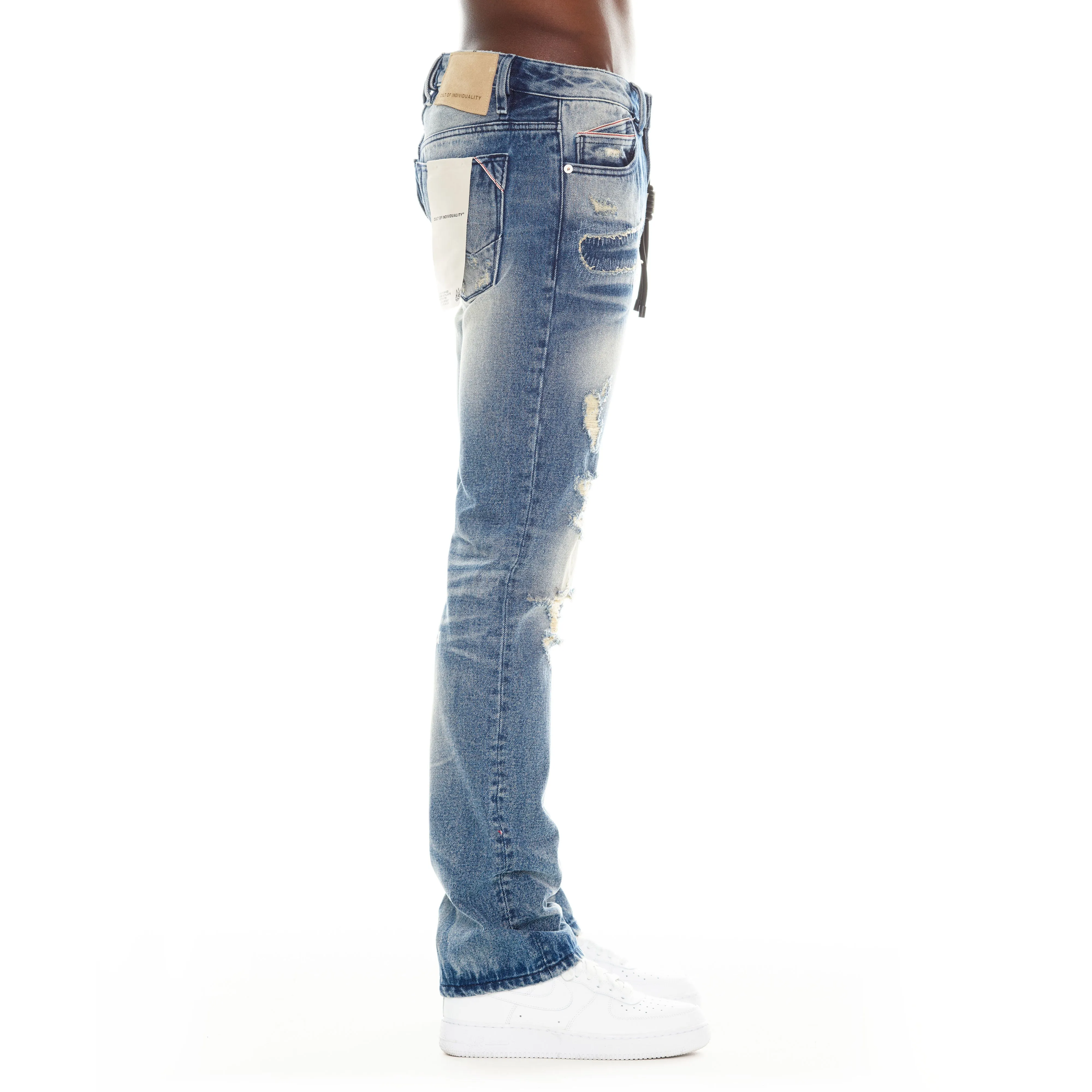 REBEL STRAIGHT JEANS IN KNOX Leisure Wear Quick Dry Weave Technology