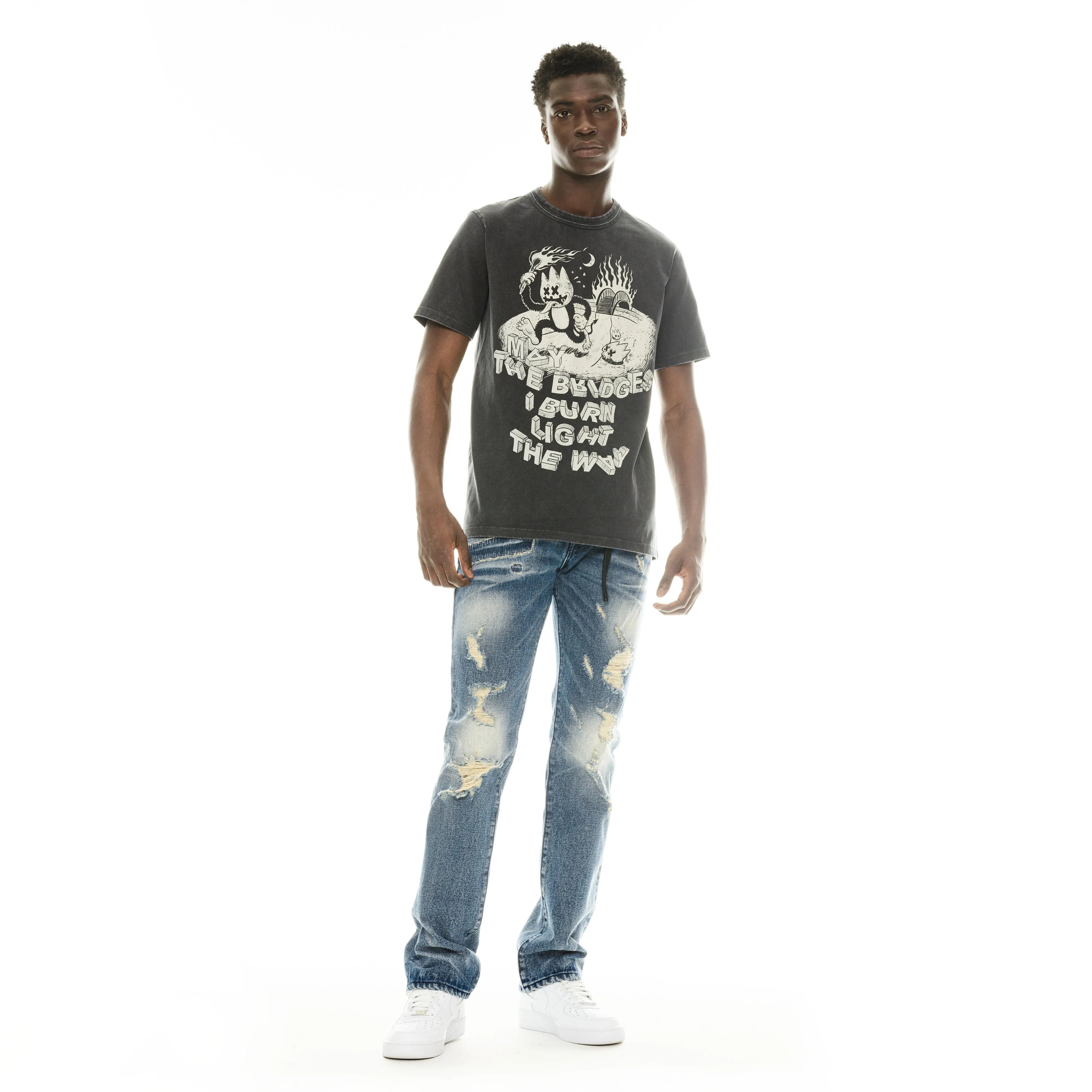 Comfortable Style Fall Outfit REBEL STRAIGHT JEANS IN KNOX