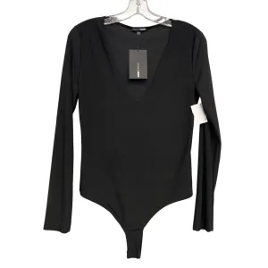 Bodysuit By Fashion Nova In Black, Size:L designer bodysuit