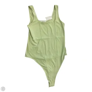 ribbed bodysuit Bodysuit By House Of Harlow In Green, Size: M