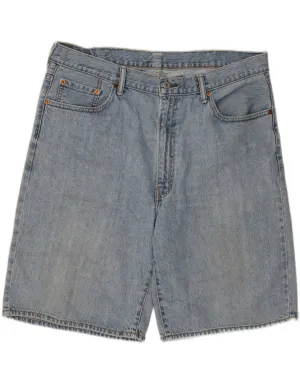 Anti Chafe Seamless LEVI'S Mens 550 Denim Shorts W40 XL Blue