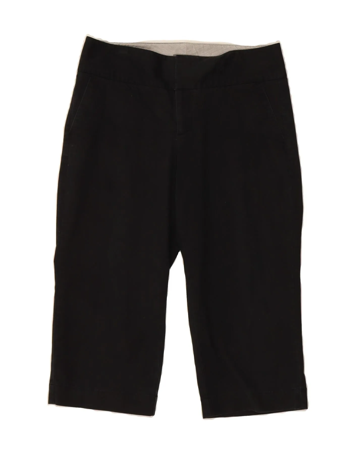 Breathable Layer DOCKERS Womens Bermuda Shorts US 8 Medium W32  Black Cotton
