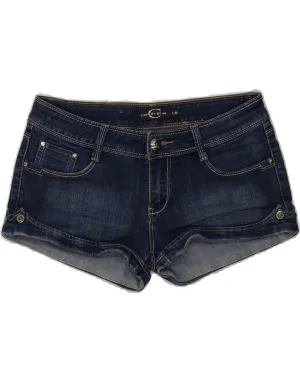 slim cut VINTAGE Womens Denim Shorts EU 40 Medium W32 Blue Cotton