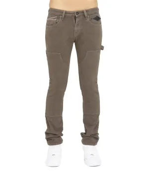 ROCKER SLIM RIGID 'LUCKY BASTARD' IN ARMY GREEN Outerwear Friendly Quick Dry Weave Technology