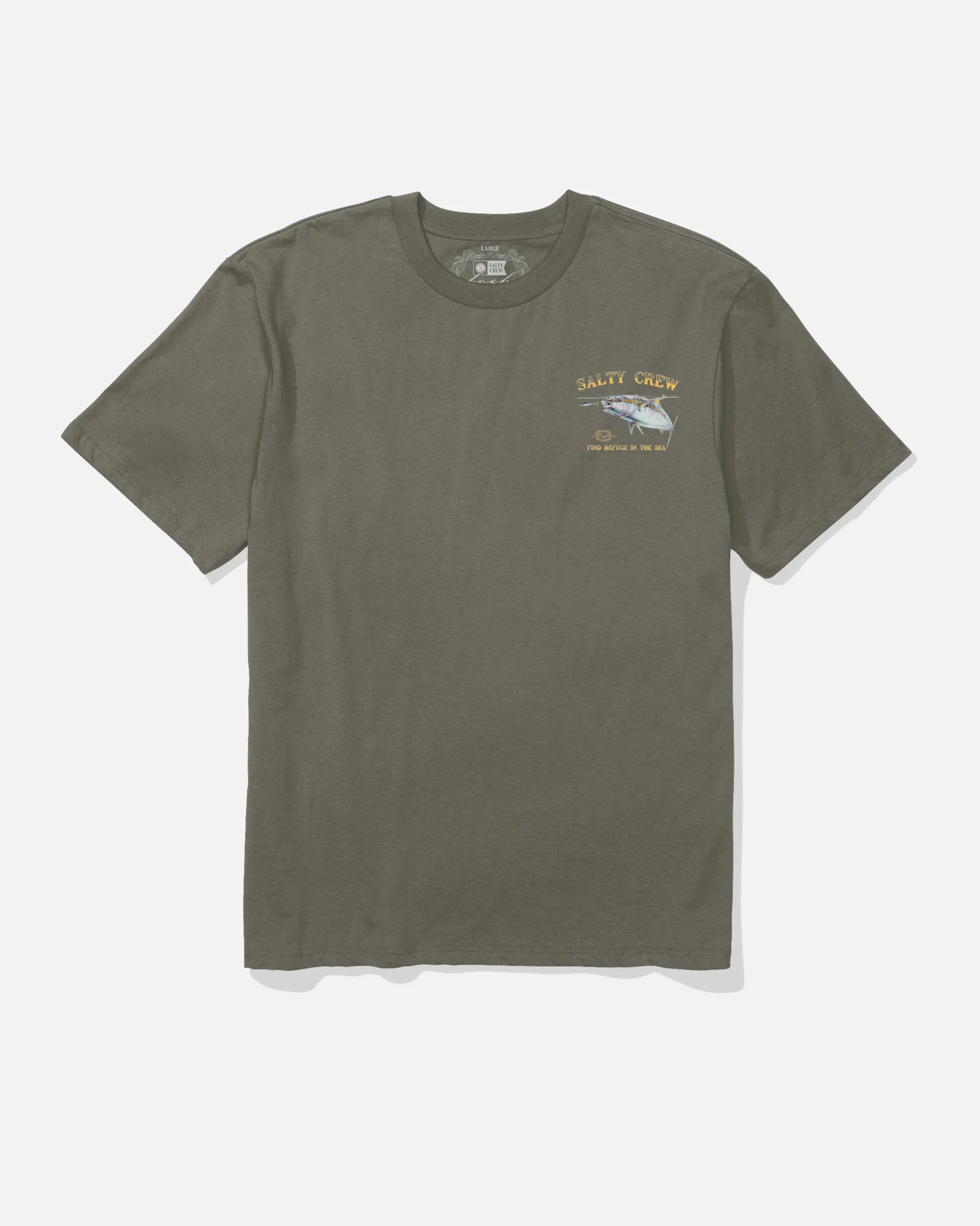 Surface Classic Tee - Dusty Olive Cozy Touch OdorResistantTechnology