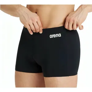 Arena Solid Mens Swim Shorts - Black Bold Patterns Family friendly