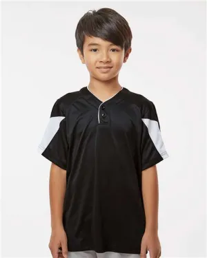 Alleson Athletic 2976 Youth Striker Placket Comfortable and Chic City Smart Look