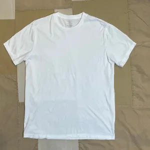 Trendy Vibes Short Sleeve Supima Crew Tee, White