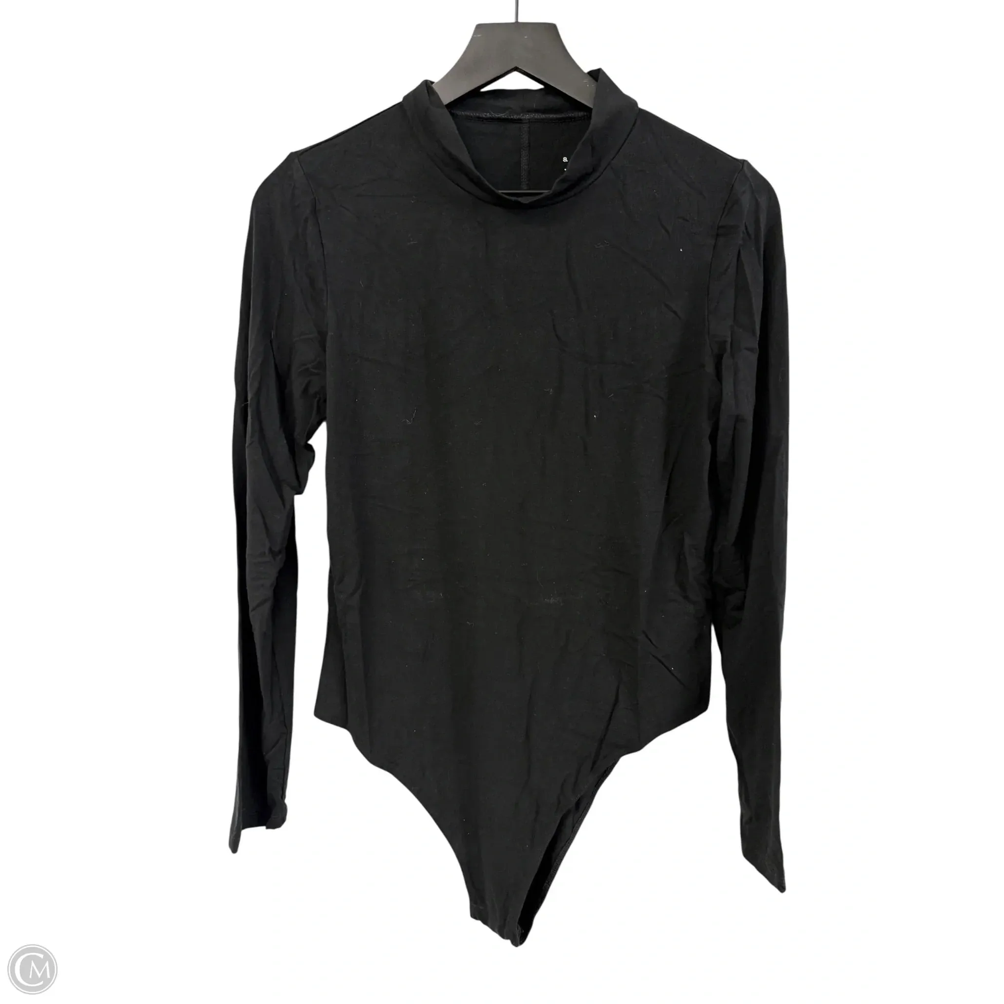 smart casual bodysuit deep plunge bodysuit Bodysuit By A New Day In Black, Size: L