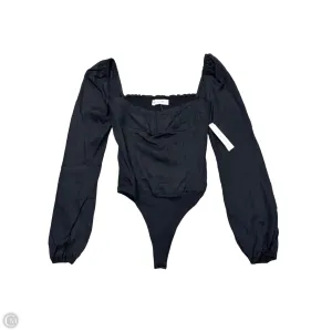 breathable bodysuit sheer bodysuit Bodysuit By Clothes Mentor In Black, Size: S