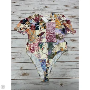 Bodysuit By Cmf In Multi-colored, Size: Xxl spandex bodysuit festival bodysuit