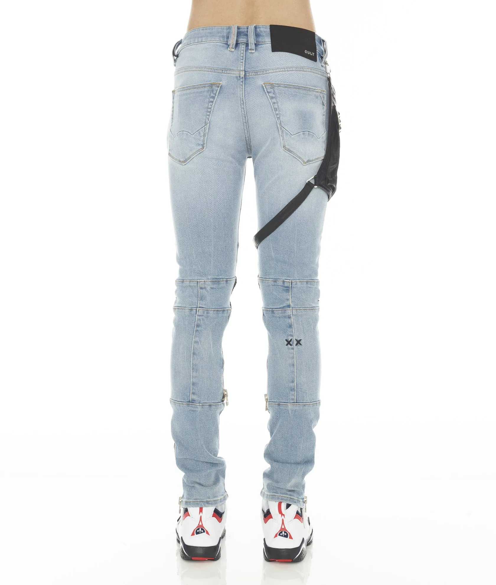 Universal Look Favorite Basic Punk Moto Stretch In Pollock