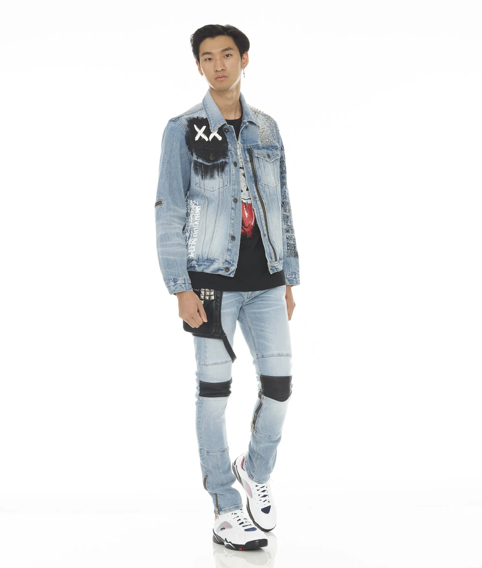 Punk Moto Stretch In Pollock Holiday Vibes Stretch