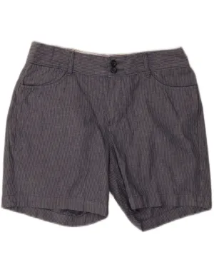 Retro Vibe DOCKERS Womens Casual Shorts US 6 Medium W30  Blue Striped Cotton