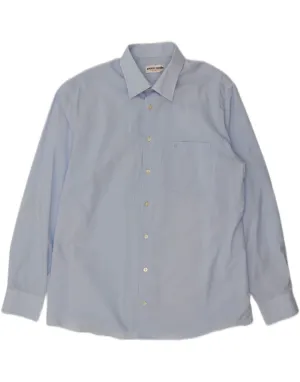 Corporate Wear Networking Session PIERRE CARDIN Mens Shirt Size 44 XL Blue