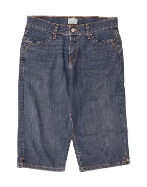 Distressed finish LEVI'S Womens Denim Shorts US 8 Medium W30 Blue Cotton