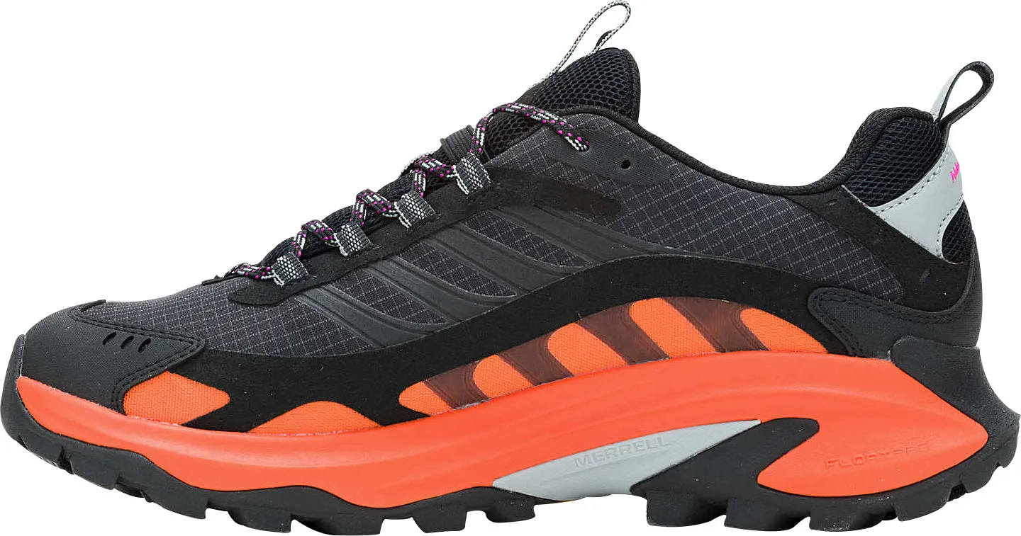 Balanced Walk Speed Trekking Merrell Moab Speed 2 GORE-TEX Mens Walking Shoes - Black