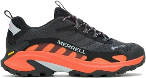 Outdoor Stroll Stone Path Merrell Moab Speed 2 GORE-TEX Mens Walking Shoes - Black