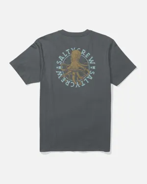 Tentacles Tee - Charcoal Chic and Soft Non-toxic