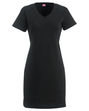 LAT 3522 Ladies' V-Neck Cover-Up Stain Resistant Perfect for Any Outfit