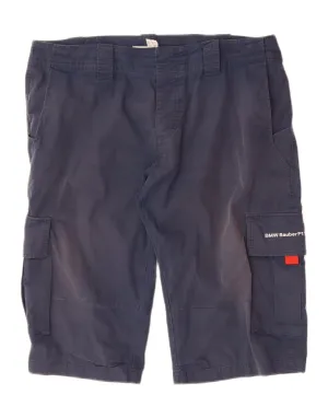PUMA Mens BMW Cargo Shorts XL W40  Blue Cotton semi-formal look Casual Clothing