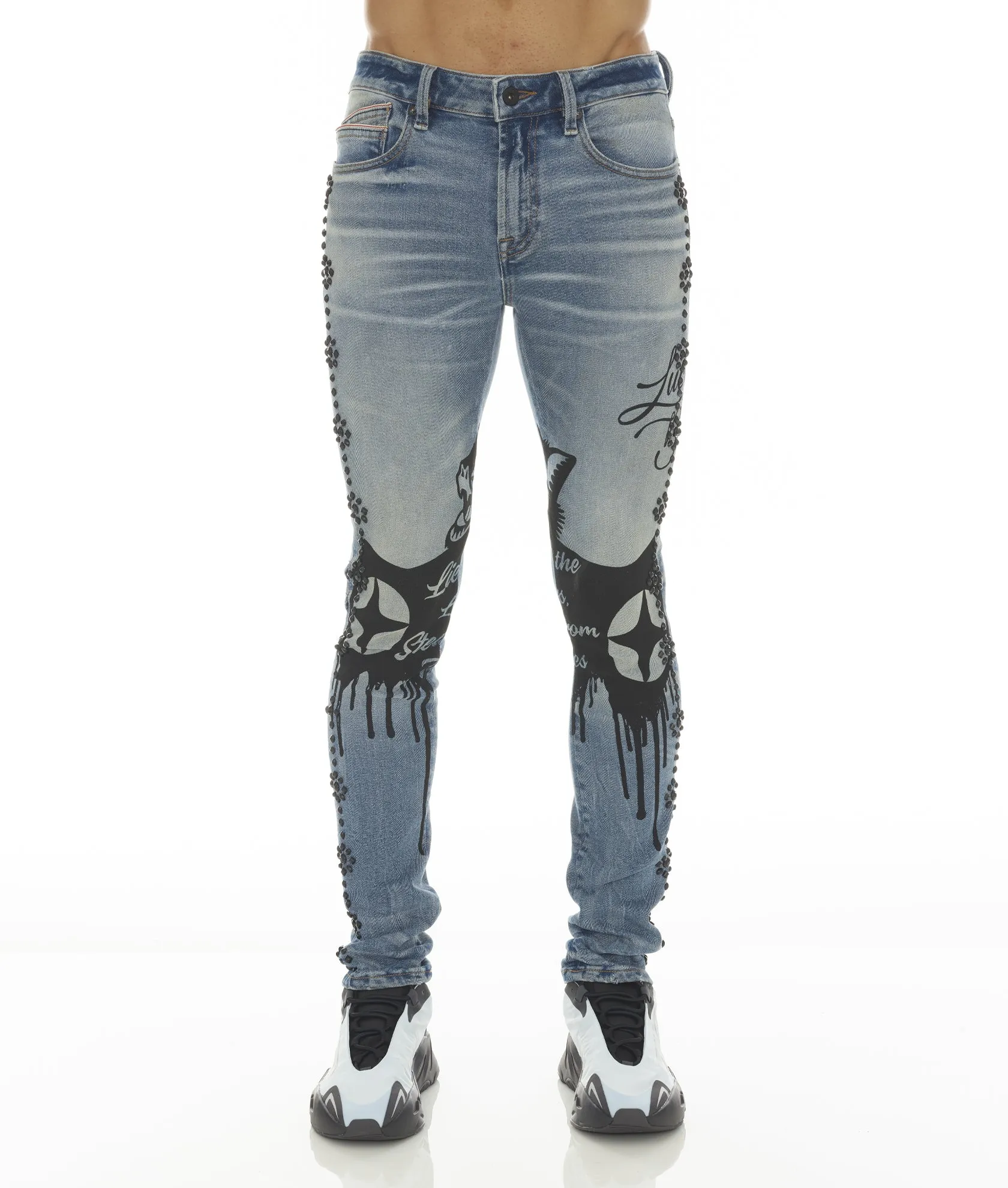 PUNK SUPER SKINNY IN ACID LUCKY BASTARD Smart Comfort Street Routine