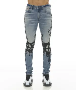 PUNK SUPER SKINNY IN ACID LUCKY BASTARD Smart Comfort Street Routine