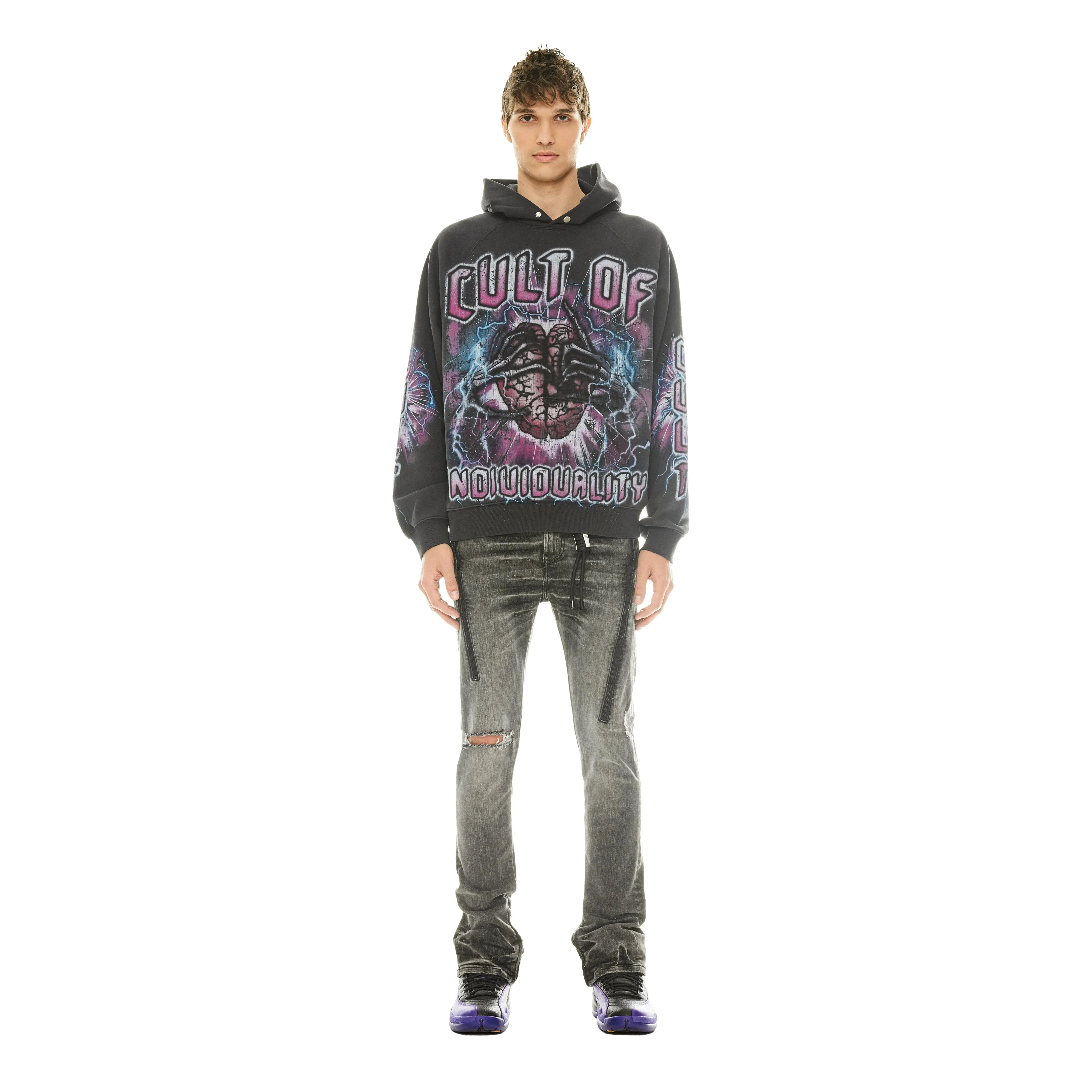 PUNK SUPER SKINNY JEANS IN DODGE Pre Washed Denim Smart Wardrobe