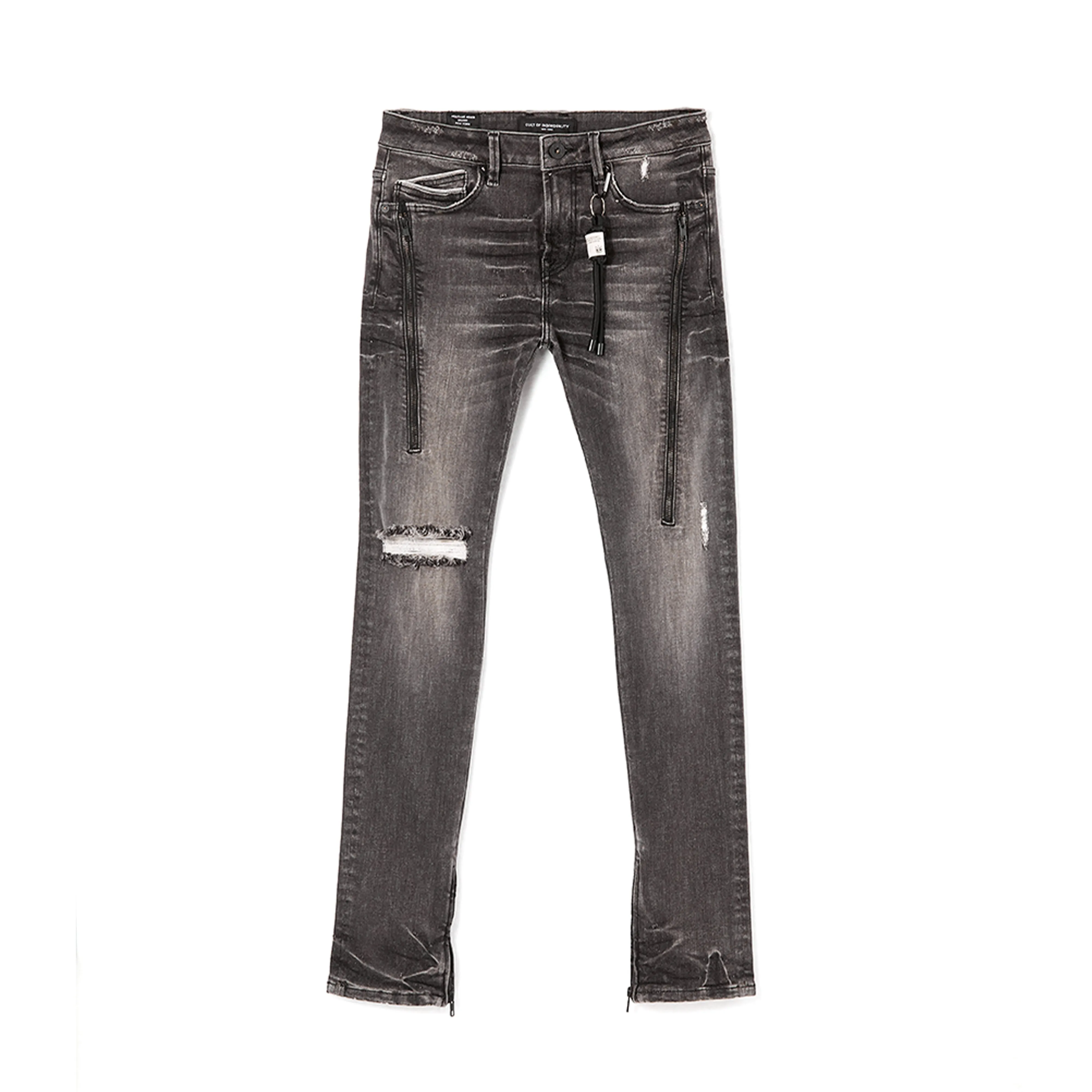 Unisex Wear Premium Office Casual PUNK SUPER SKINNY JEANS IN DODGE