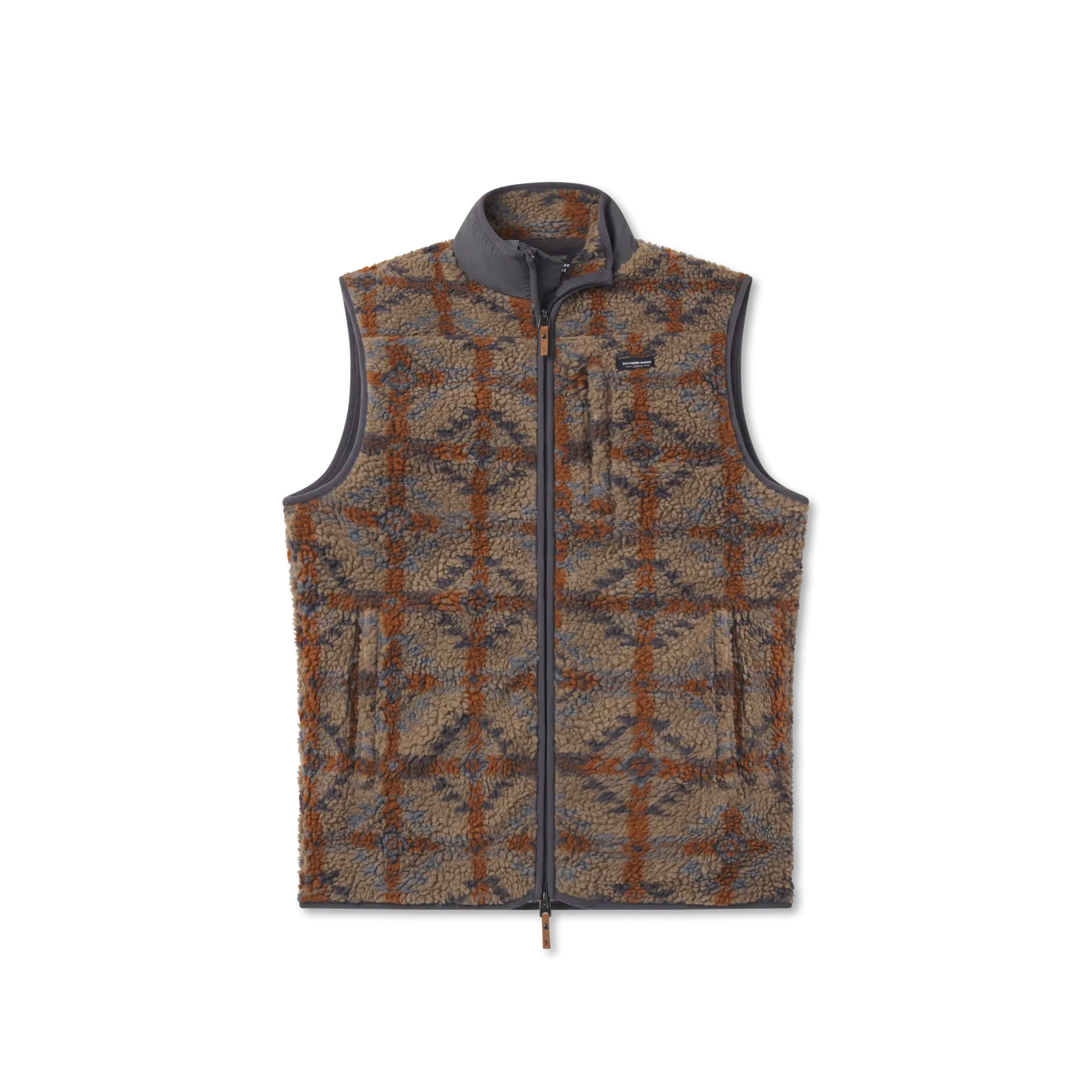 Mojave Rustic Fleece Vest Contemporary Design law
