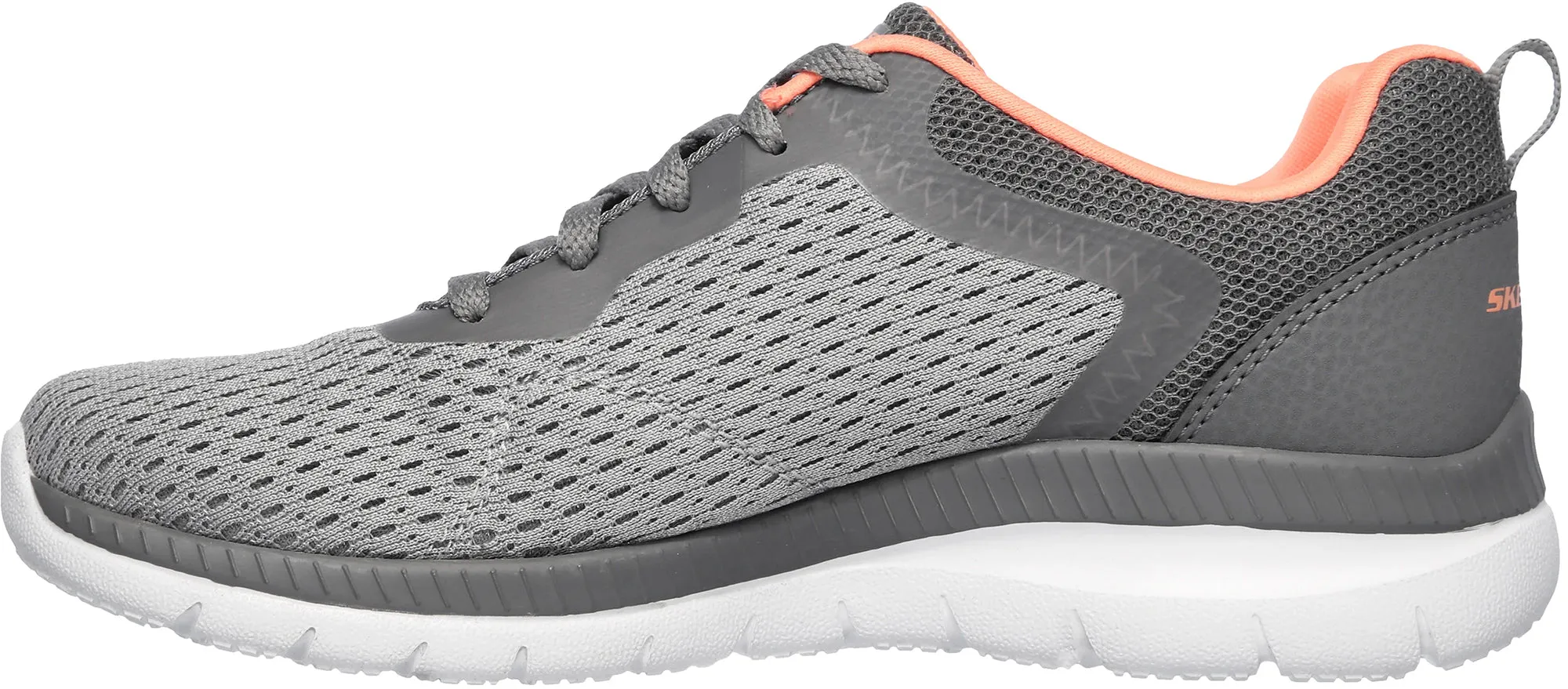 Skechers Bountiful Womens Training Shoes - Grey Enhanced Traction Retro-inspired cushioning