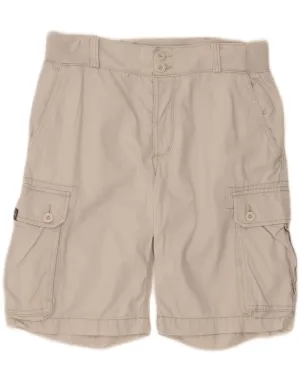 Soft Material TERRANOVA Mens Cargo Shorts IT 48 Medium W33 Grey Cotton