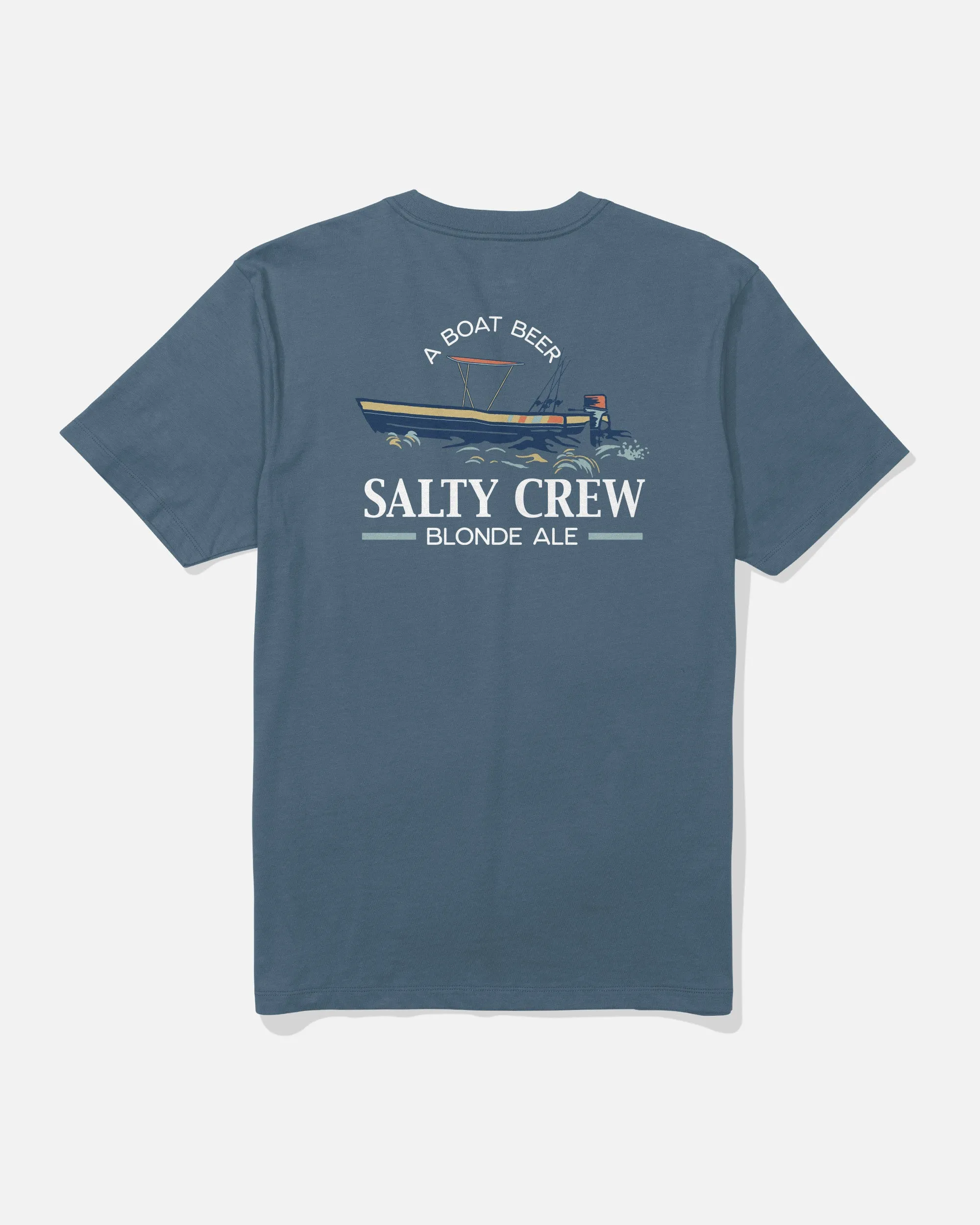 Seam Free Shoulders Salty Brew Tee - Slate
