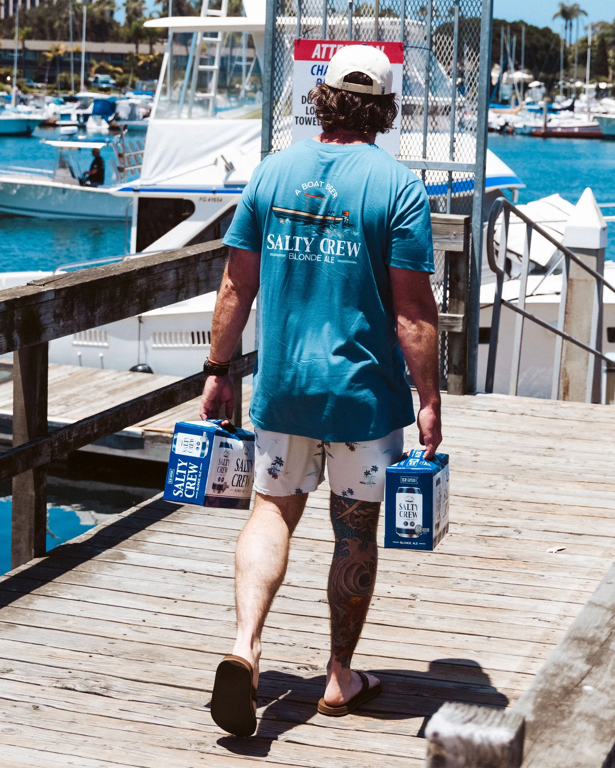 Salty Brew Tee - Slate Cozy Comfort