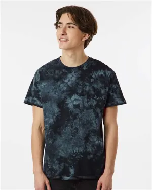 Dyenomite 200CR Crystal Tie-Dyed T-Shirt WrinkleResistant Effortless Wearable