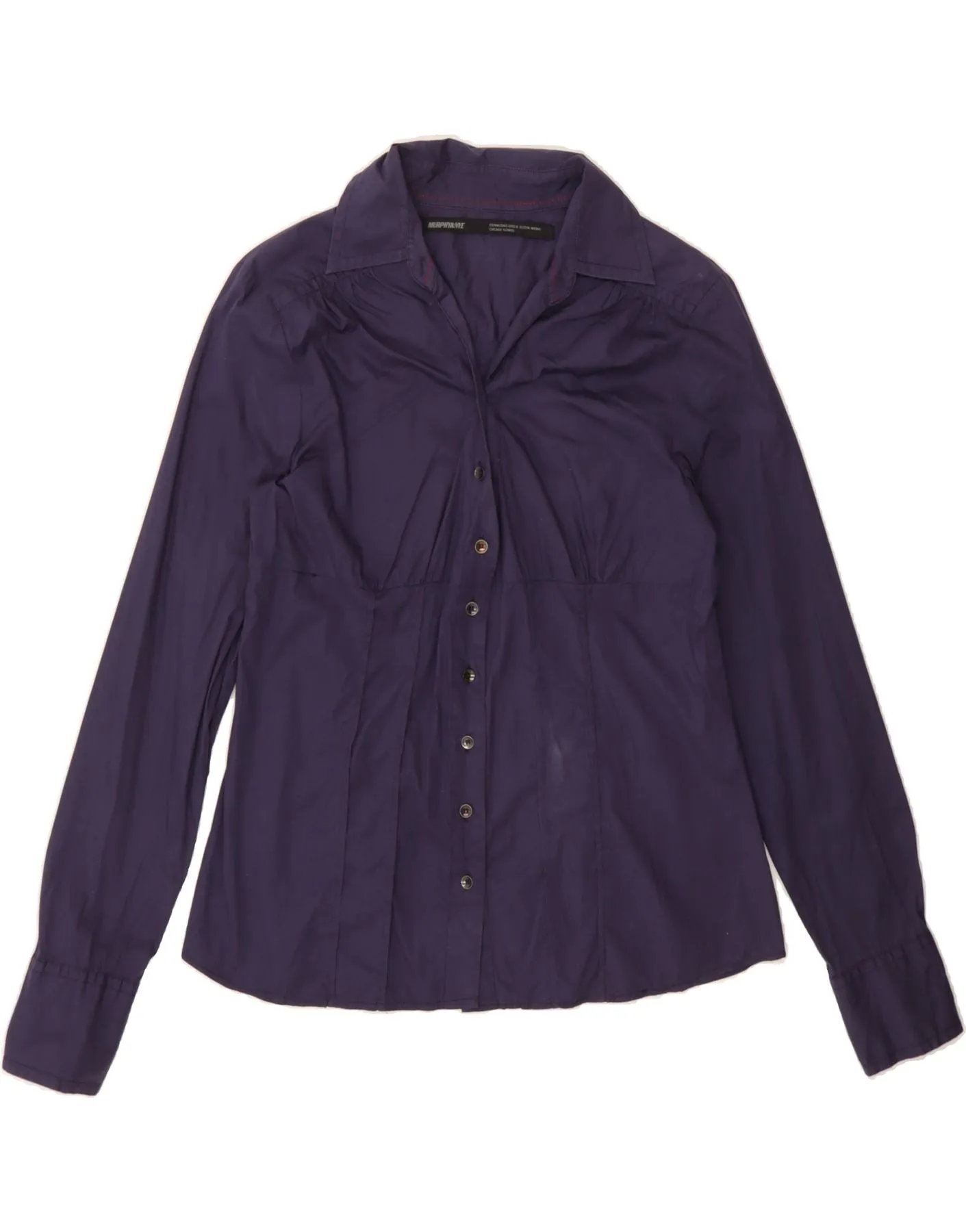 Earthy Palette MURPHY & NYE Womens Shirt UK 14 Large Purple Cotton