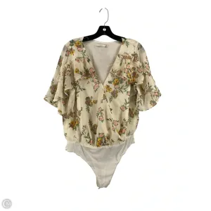 Bodysuit By Lush In Floral Print, Size: L travel bodysuit