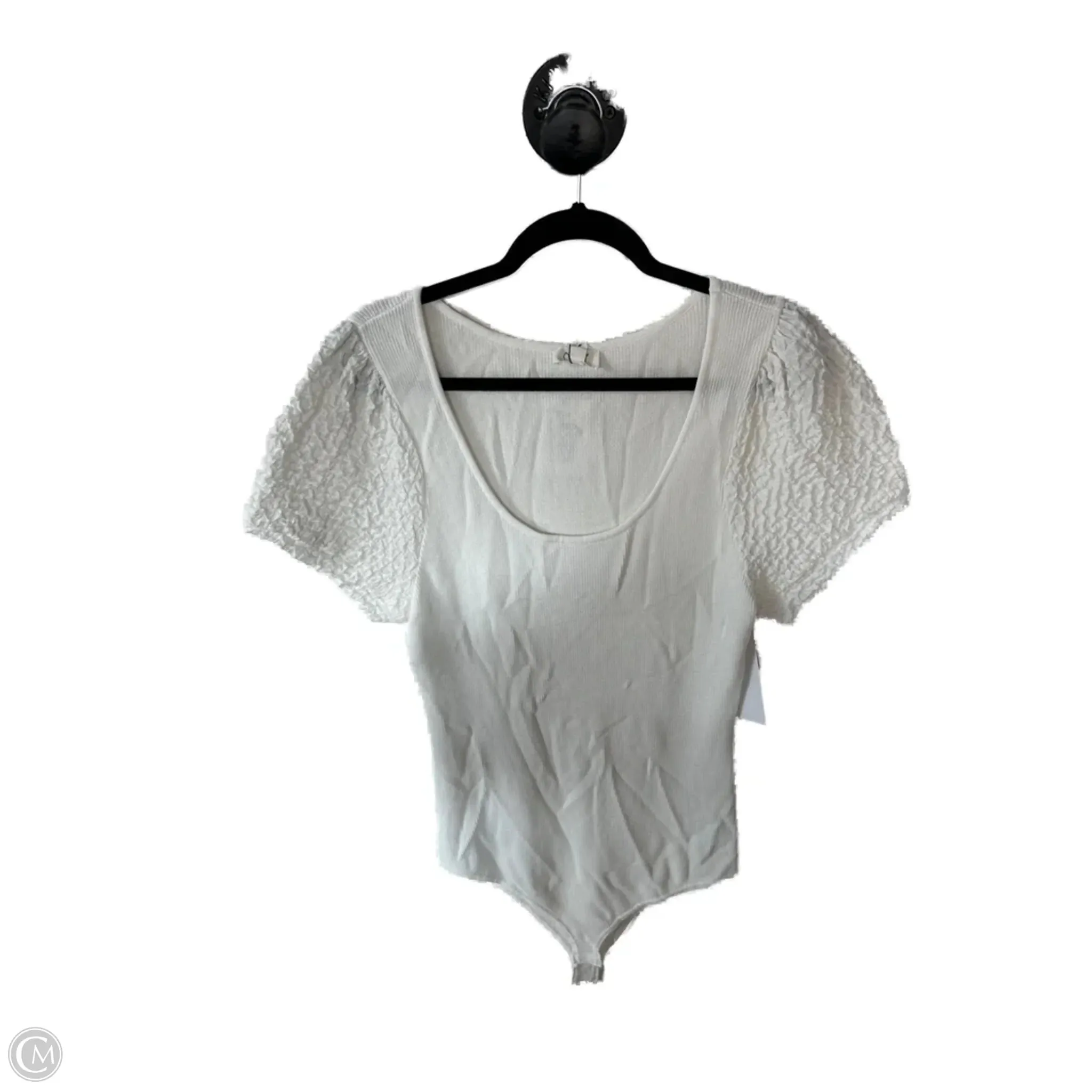 Bodysuit By Oddi In White, Size: 1x glam bodysuit