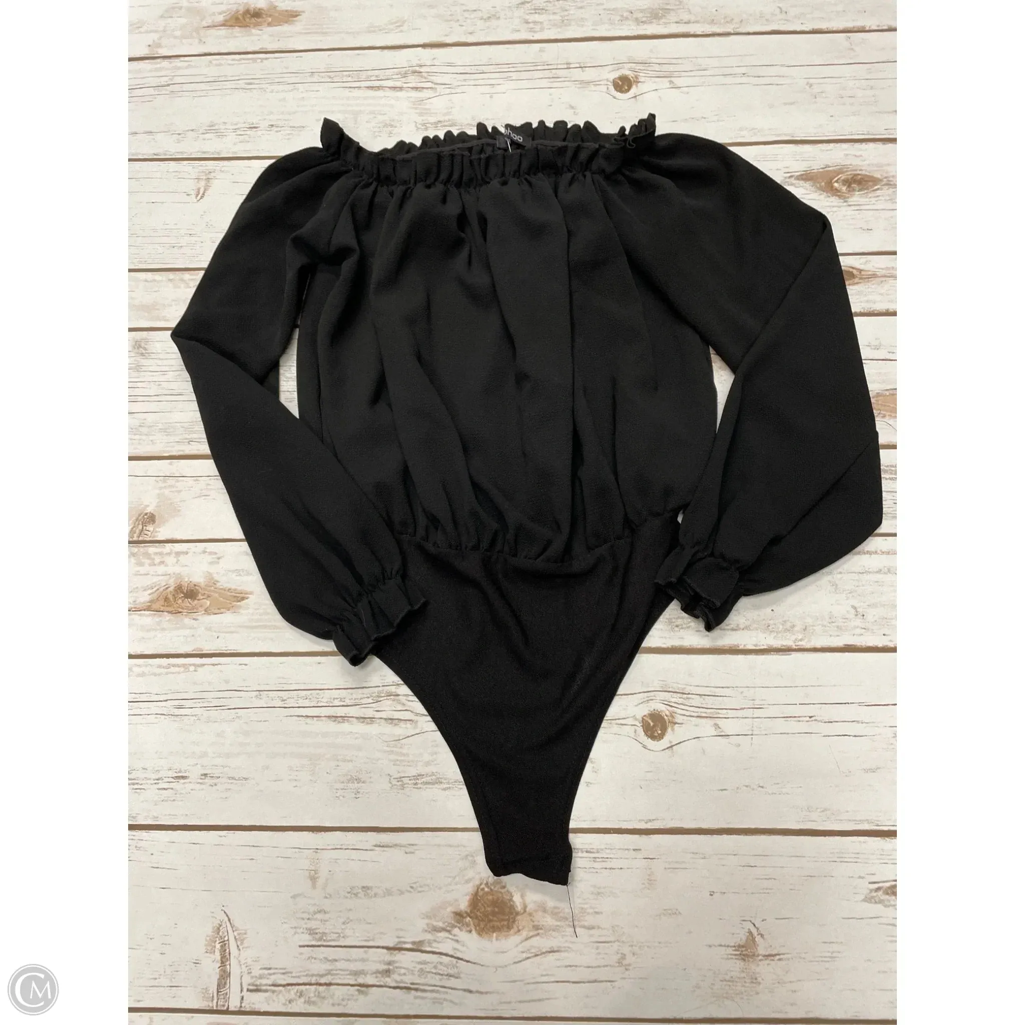 minimal bodysuit Bodysuit By Boohoo Boutique In Black, Size: S