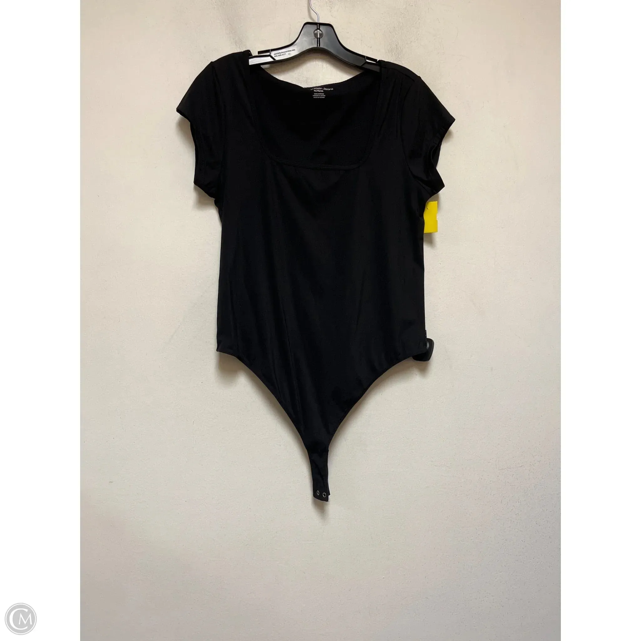 elegant evening bodysuit Bodysuit By Calvin Klein In Black, Size: Xl