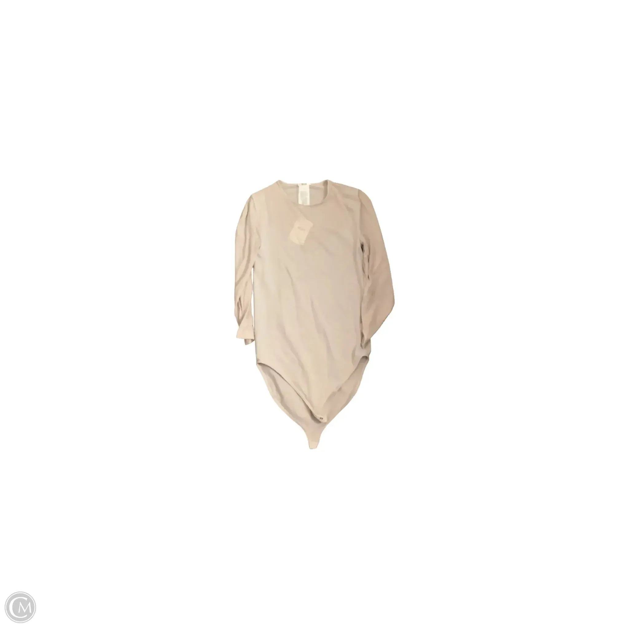 Bodysuit By Clothes Mentor In Grey, Size: M petite bodysuit