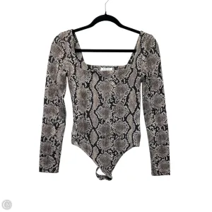 deep plunge bodysuit Bodysuit Designer By Babaton In Animal Print, Size: S